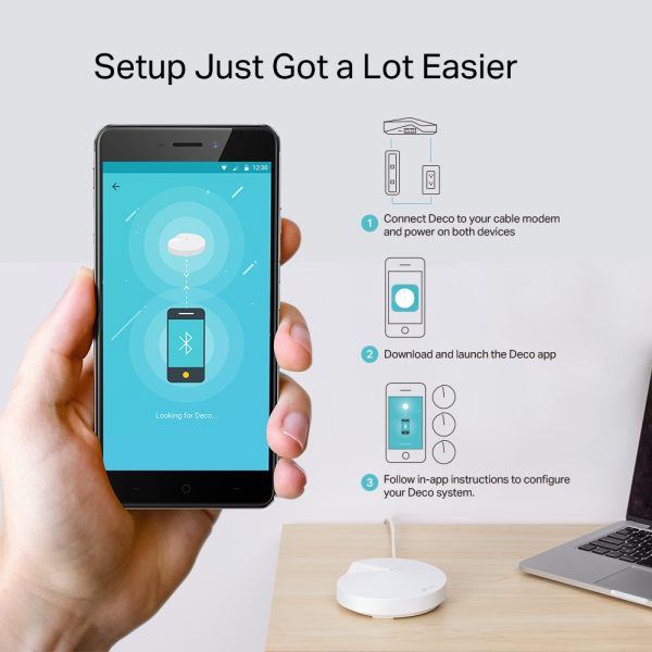 TP-Link Deco M5(3-Pack) AC1300 Whole-Home Mesh Wi-Fi System - Image 6