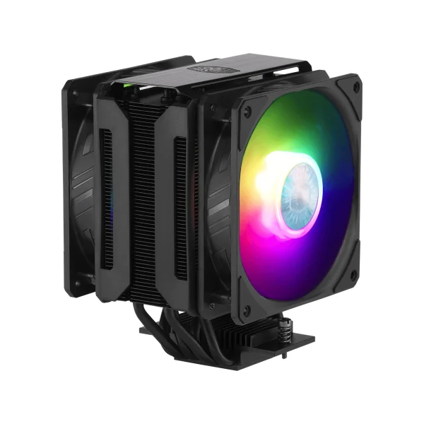 Cooler Master MasterAir MA612 Stealth ARGB |  Cooler |  12 cm |  650 RPM |  1800 RPM |  27 dB |  62 cfm