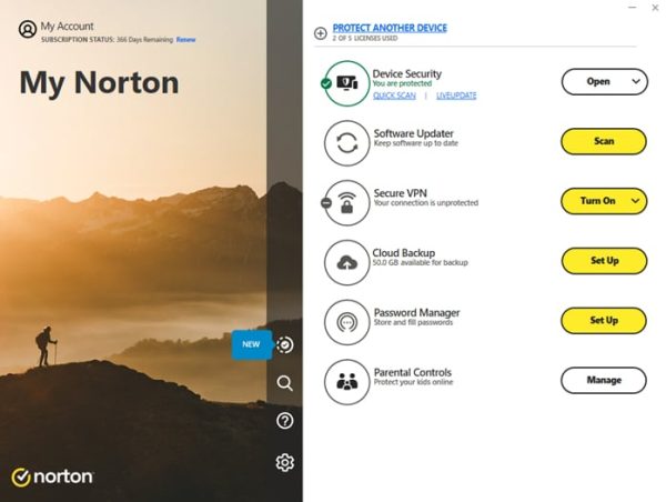 Norton 360 Deluxe 50Gb AF 1 User 5 Device 12 Months - Image 3