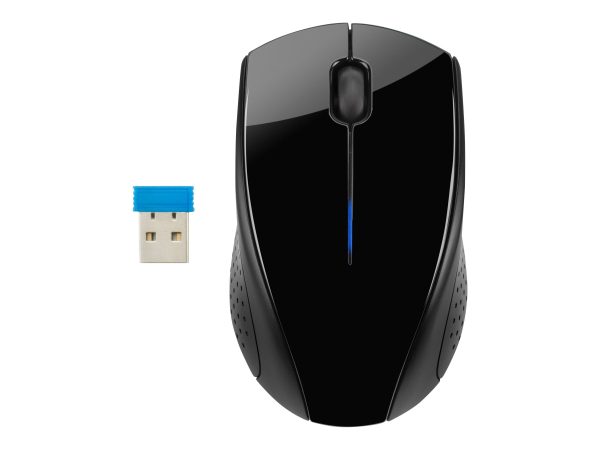 This is a black HP 220 wireless mouse.  It's an HP accessory.