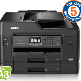 Brother A3 InkBenefit 4-in-1 MFC with Double-sided Printing ~ wireless networking&amp |  dual paper tray (5YR onsite)