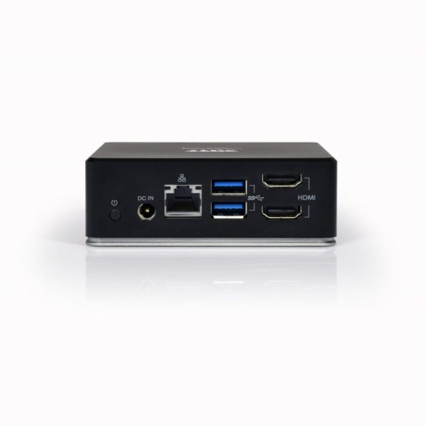 Port USB Type-C?to 1 x RJ45,2 x USB3.1 Gen1,2 x HDMI,1 x Type-C,1 x USB3.1 Gen1 , Apple Charging 2.4A,1 x Aux Dock - Black - Image 4
