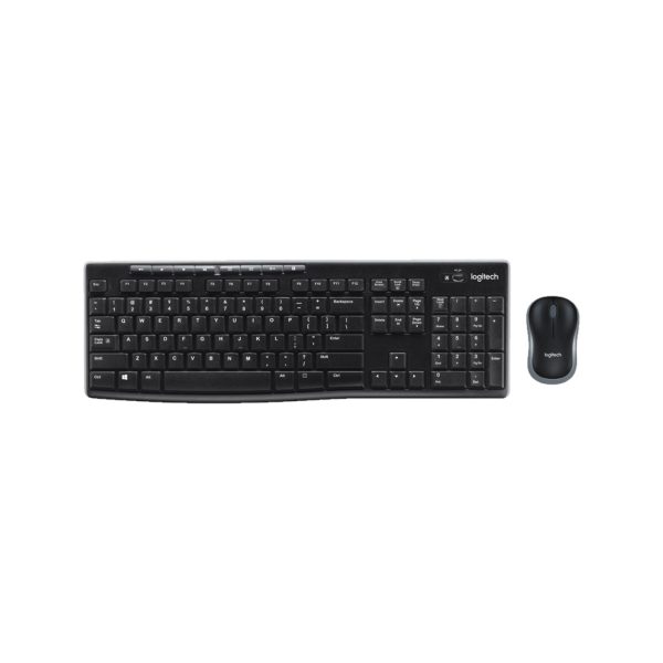 LOGITECH MK270 WIRELESS KEYBOARD AND MOUSE COMBO |  BLACK