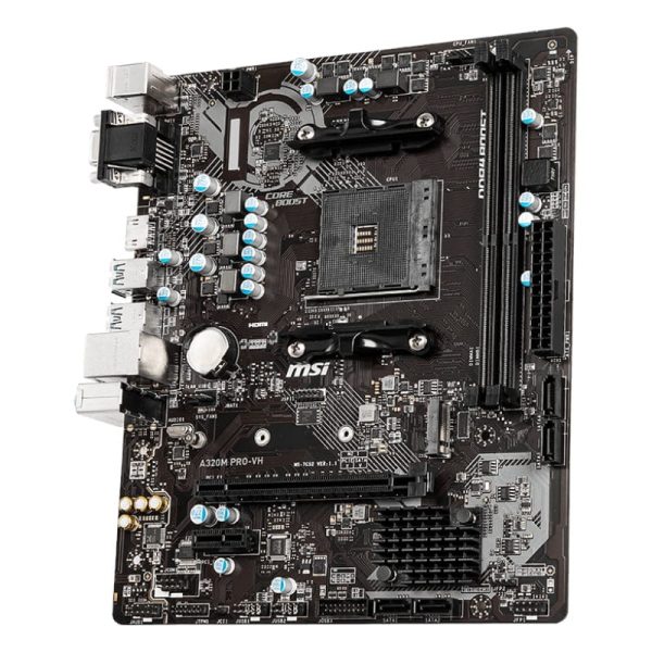 MSI A320M PRO-VH AMD AM4 M-ATX Gaming Motherboard - Image 3