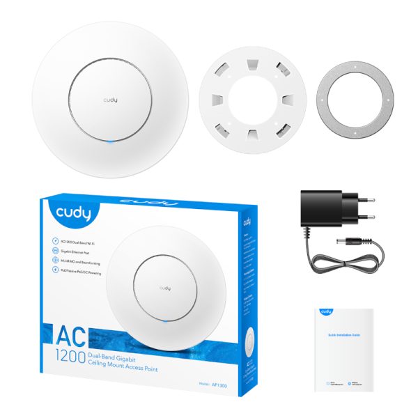 Cudy AC1300 Gigabit Dual Band Ceiling Access Point - Image 6