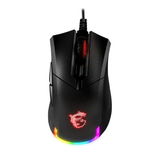 MSI Clutch GM50 7200DPI RGB Gaming Mouse - Black - Image 2