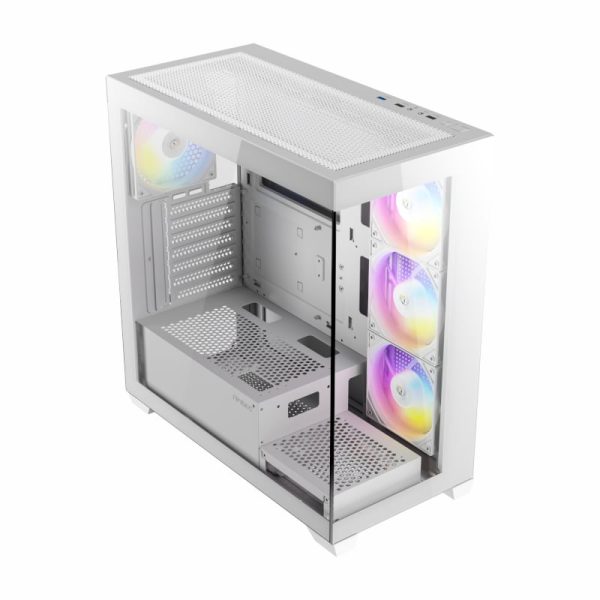 Antec CX300 Elite ATX | Micro-ATX | ITX RGB Mid-Tower Gaming Chassis - White - Image 10