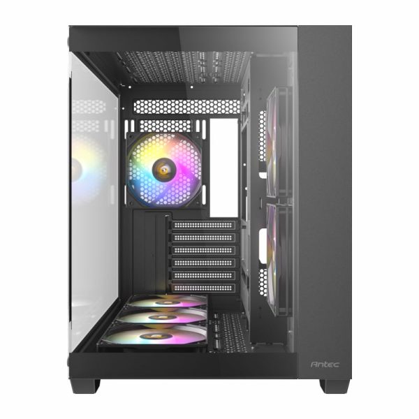 Antec CX800 Elite ATX | Micro-ATX | ITX RGB Mid-Tower Dual Chamber Gaming Chassis - Black - Image 8