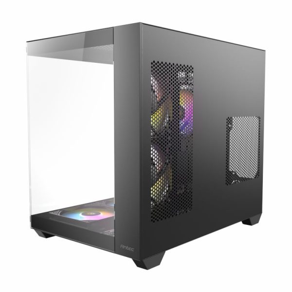 Antec CX800 Elite ATX | Micro-ATX | ITX RGB Mid-Tower Dual Chamber Gaming Chassis - Black - Image 9