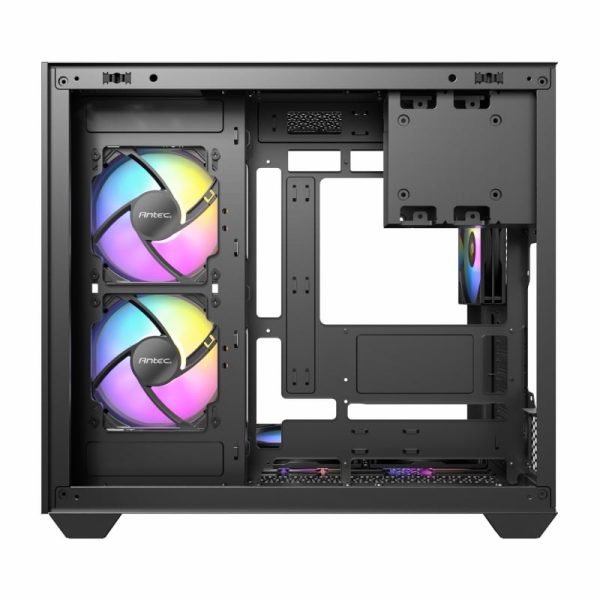 Antec CX800 Elite ATX | Micro-ATX | ITX RGB Mid-Tower Dual Chamber Gaming Chassis - Black - Image 2