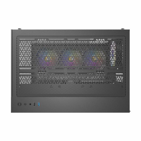 Antec CX800 Elite ATX | Micro-ATX | ITX RGB Mid-Tower Dual Chamber Gaming Chassis - Black - Image 5