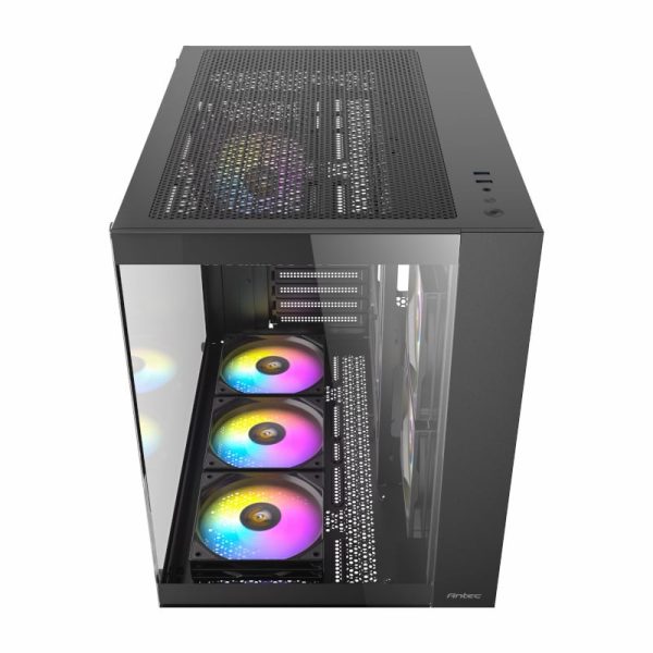 Antec CX800 Elite ATX | Micro-ATX | ITX RGB Mid-Tower Dual Chamber Gaming Chassis - Black - Image 6