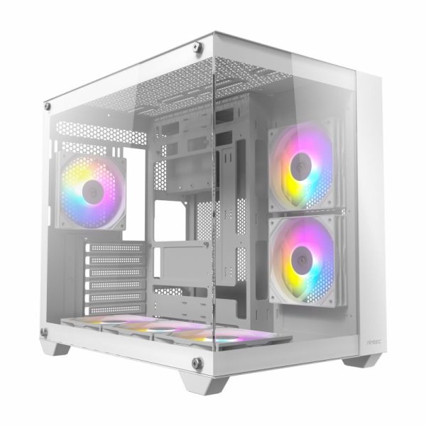 Antec CX800 Elite ATX | Micro-ATX | ITX ARGB Mid-Tower Dual Chamber Gaming Chassis - White