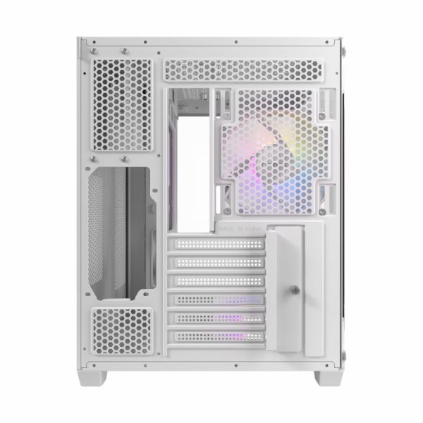 Antec CX800 Elite ATX | Micro-ATX | ITX ARGB Mid-Tower Dual Chamber Gaming Chassis - White - Image 2