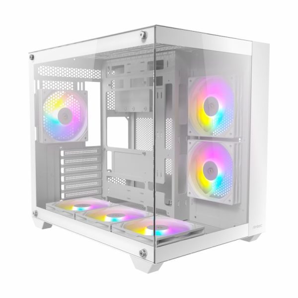 Antec CX800 Elite ATX | Micro-ATX | ITX ARGB Mid-Tower Dual Chamber Gaming Chassis - White - Image 6