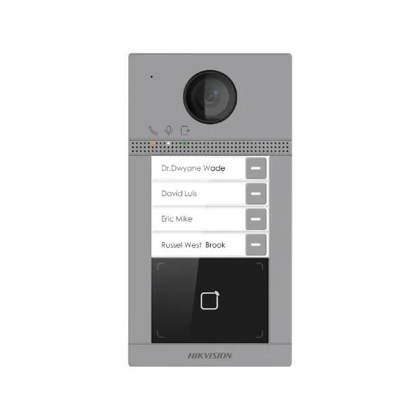 Hikvision 4 Button Metal Door Station