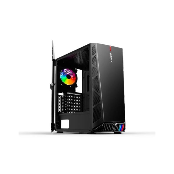 Raidmax F05 ATX , Micro-ATX , Mini-ITX ARGB Mid-Tower Gaming Chassis - Black