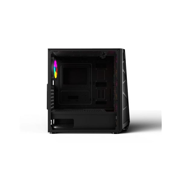 Raidmax F05 ATX , Micro-ATX , Mini-ITX ARGB Mid-Tower Gaming Chassis - Black - Image 3