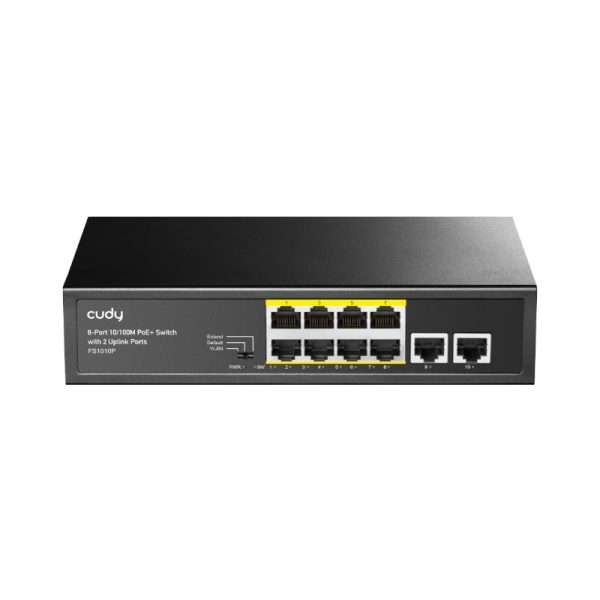 Cudy 10-Port 10/100Mbps Unmanaged PoE+ Switch 120w
