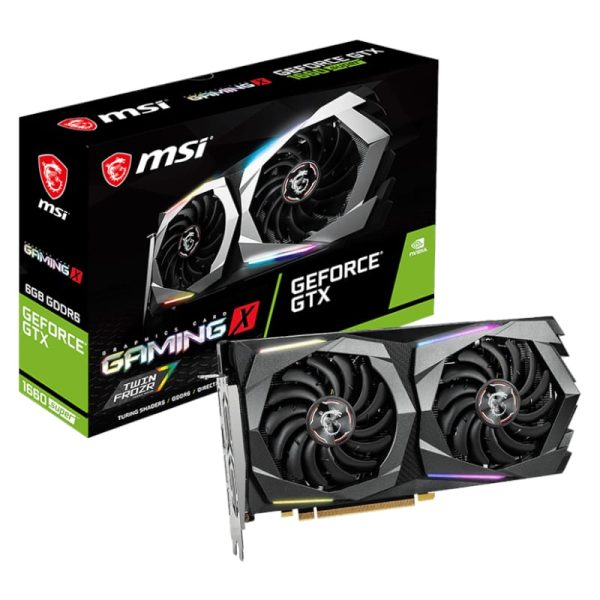 MSI Nvidia GeForce GTX 1660 SUPER Gaming X 6GB GDDR6 192-BIT Graphics Card