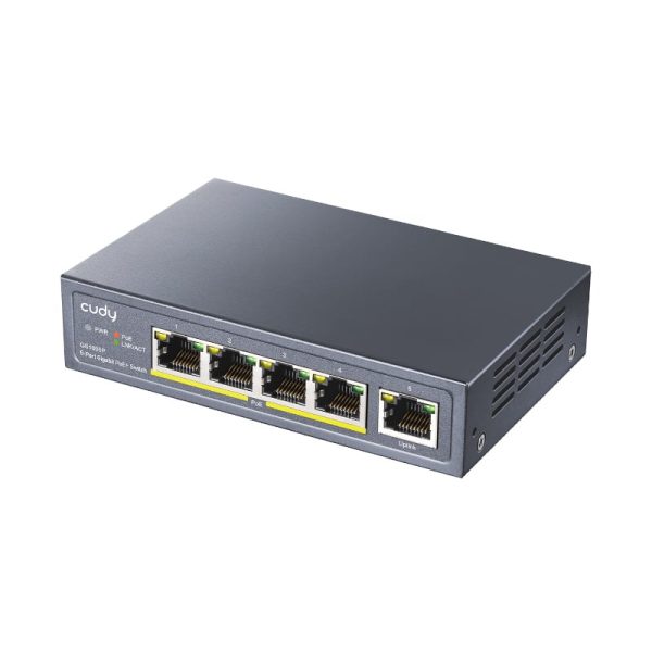 Cudy 5-Port 10/100/1000M PoE+ Switch 65W Unmanaged - Image 2