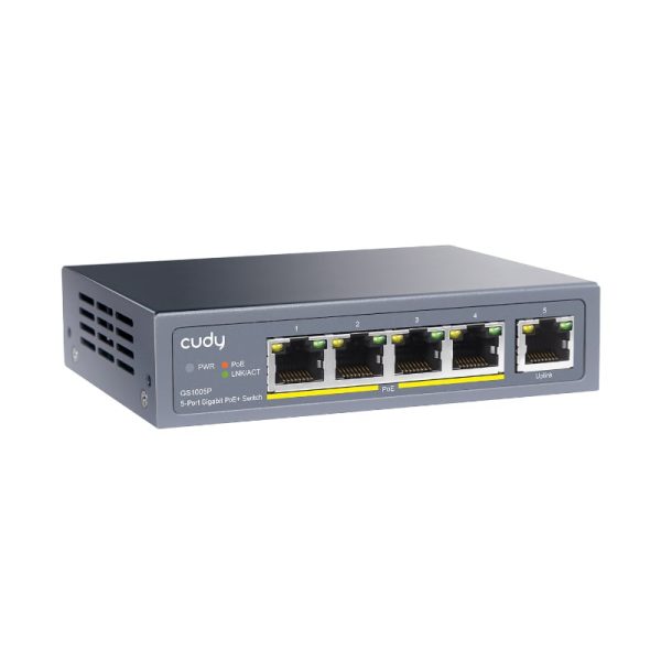 Cudy 5-Port 10/100/1000M PoE+ Switch 65W Unmanaged - Image 4
