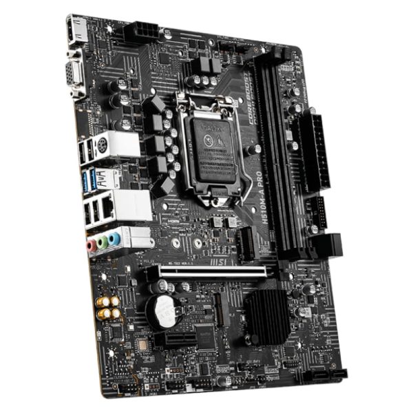 MSI H510M-A PRO Intel LGA1200 M-ATX Motherboard - Image 2