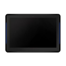 Android 8.0 10.1" AIO RK3288 A17 2GB RAM 8GB storage POE with LED colour Bar for meeting room signage and access control - Black