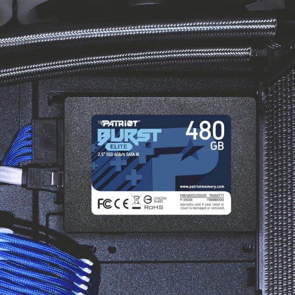 Patriot Burst Elite 480GB 2.5" SSD - Image 4
