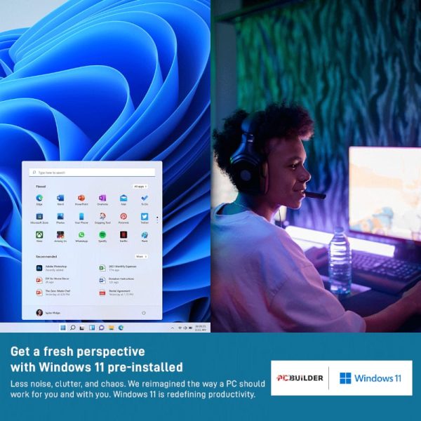 PCBuilder AMD Ryzen 5 7600 SPECIALIST Windows 11 Gaming PC - Image 5