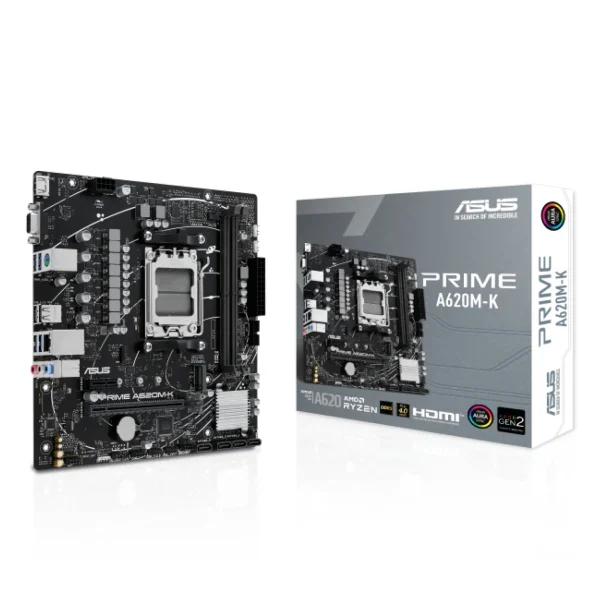 Asus AMD A620 Ryzen AM5 Micro-ATX Prime Motherboard