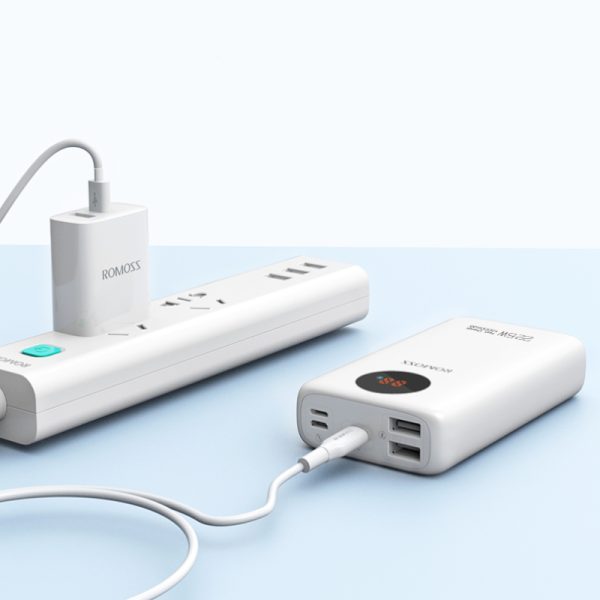 Romoss 10000mah 22.5w Power Bank WHT - Image 3