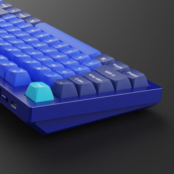 Keychron Q6 100% Red G Pro Switches Aluminium RGB Wired Keyboard - Blue - Image 4