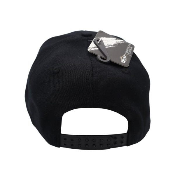 REDRAGON PREMIUM SNAPBACK FLAT PEAK CAP - BLACK - Image 3