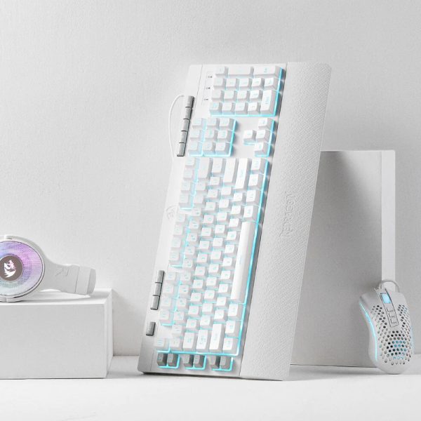 REDRAGON SHIVA Membrane Keyboard - White - Image 5