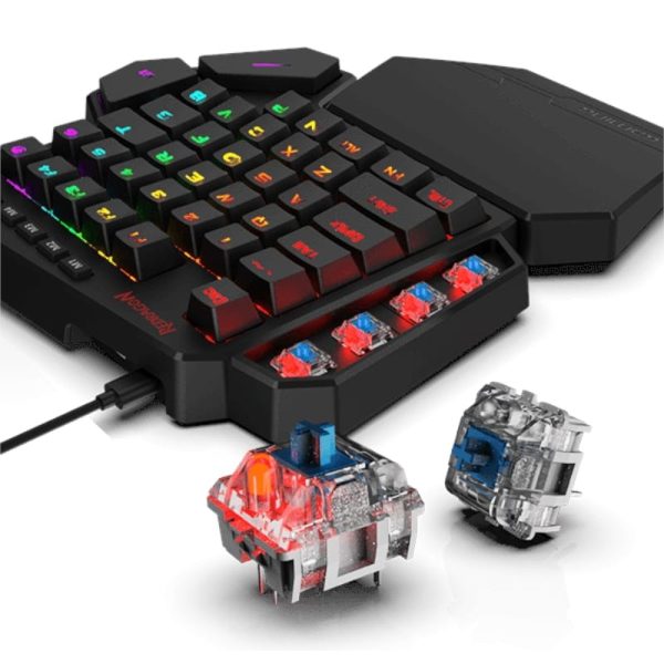 REDRAGON DITI RGB MECHANICAL Gang Keypad - Black - Image 3