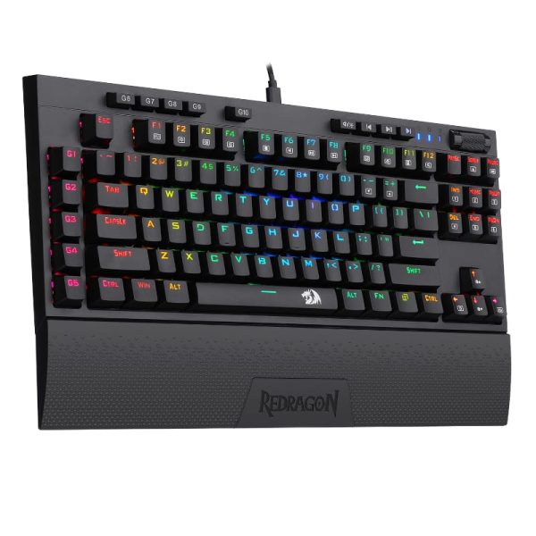 REDRAGON VISHNU MECHANICAL Wireless Gang Keyboard - Black - Image 3