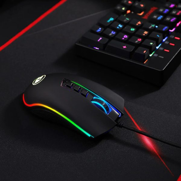 REDRAGON COBRA FPS 24000DPI RGB Gaming Mouse - Black - Image 7
