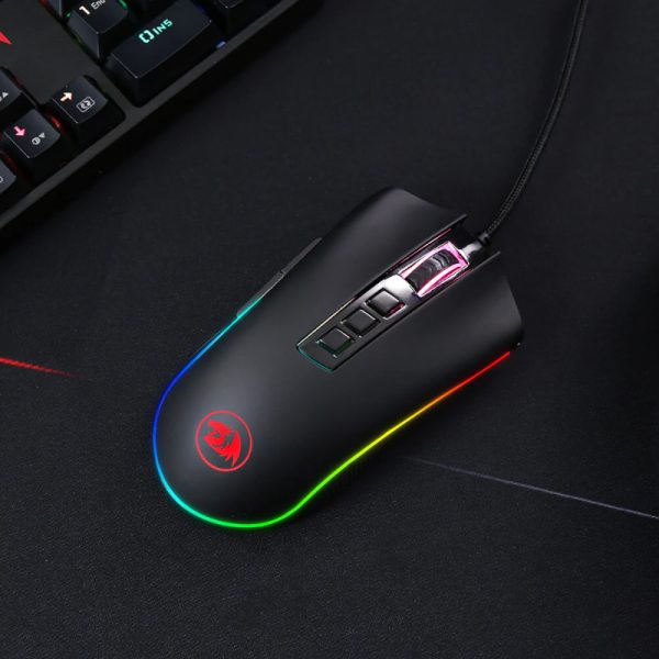 REDRAGON COBRA FPS 24000DPI RGB Gaming Mouse - Black - Image 8
