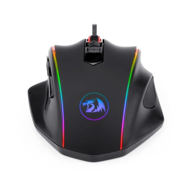 REDRAGON VAMPIRE 10000DPI RGB Gaming Mouse - Black - Image 2