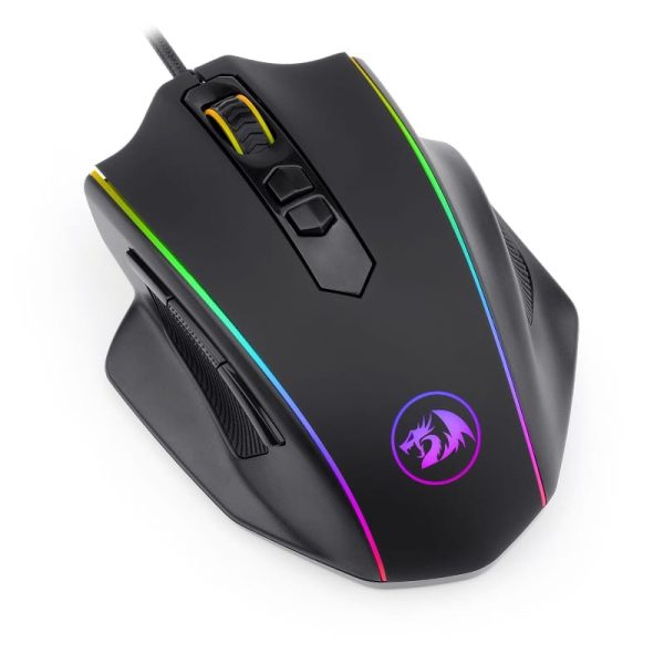 REDRAGON VAMPIRE 10000DPI RGB Gaming Mouse - Black - Image 6
