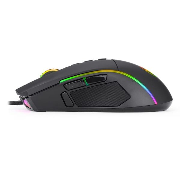 REDRAGON LONEWOLF PRO 32000DPI RGB Gaming Mouse - Black - Image 2