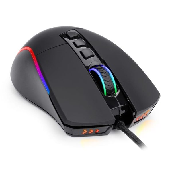 REDRAGON LONEWOLF PRO 32000DPI RGB Gaming Mouse - Black - Image 6