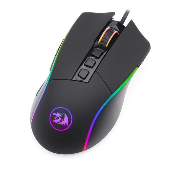 REDRAGON LONEWOLF PRO 32000DPI RGB Gaming Mouse - Black - Image 8