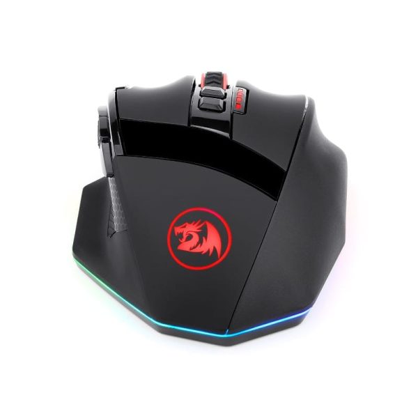 REDRAGON SNIPER PRO 16000DPI Wireless RGB Gaming Mouse - Black - Image 3