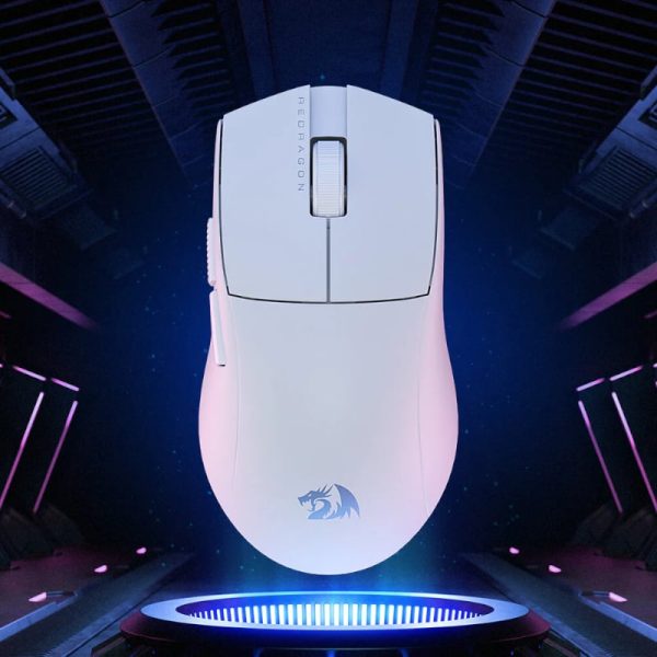 REDRAGON M916 PRO 1K 3-Mode Wireless Gaming Mouse - White - Image 3