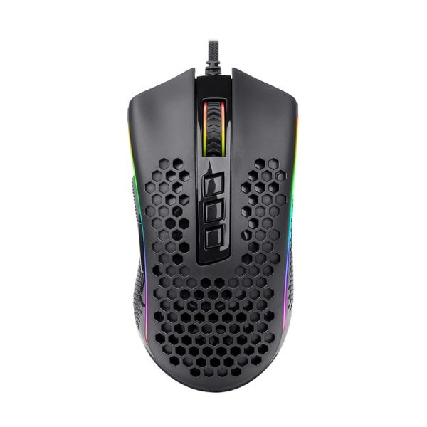 REDRAGON STORM ELITE 32000DPI 7 Button,Lightweight Body,Ergonomic Design,RGB Backlit Wired Gaming Mouse - Black