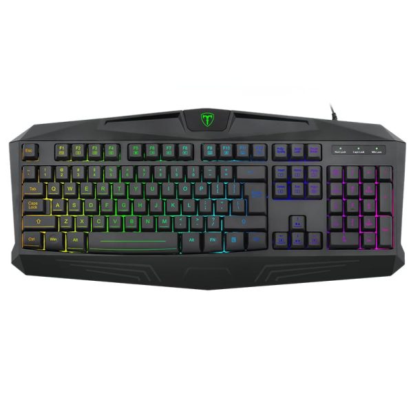 T-Dagger TANKER RGB|104Key|25 Non-Conflict|Membrane Gaming Keyboard ? Black