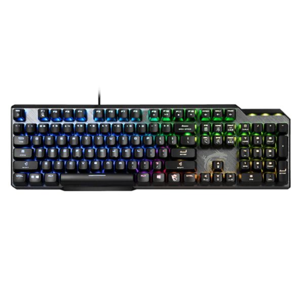 MSI Vigor GK50 Elite RGB Mechanical Gang Keyboard - Black - Image 2