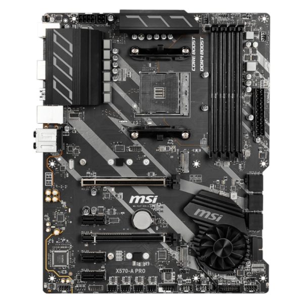 MSI X570-A PRO AMD AM4 ATX Gaming Motherboard - Image 2